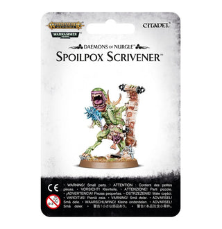 Warhammer: Age of Sigmar - Daemons of Nurgle: Spoilpox Scrivener - Herald of Nurgle [CLMP] - Warhammer Clampacks Sealed