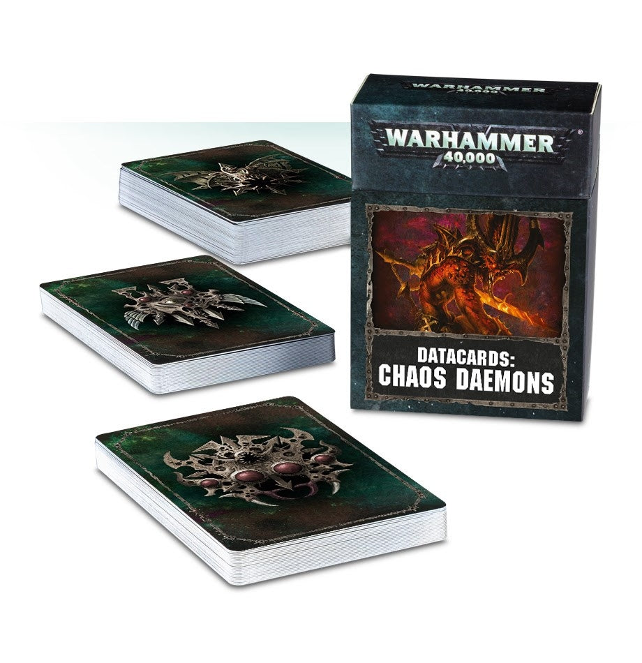 Warhammer: 40K - Datacards: Chaos Daemons [ACCS] - Warhammer Game Accessories Sealed
