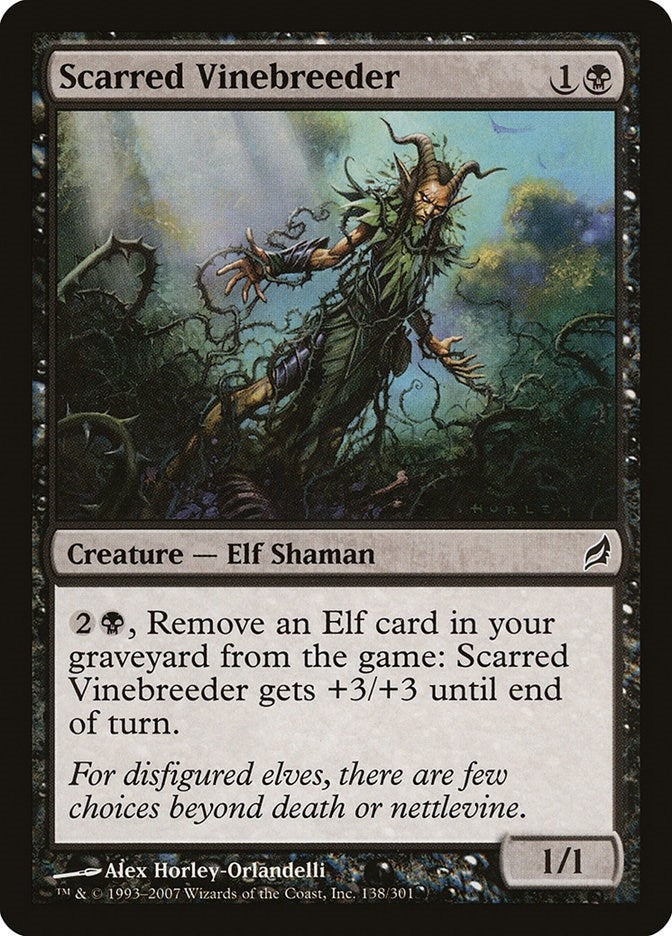 Scarred Vinebreeder (138) [LRW] - MTG Single