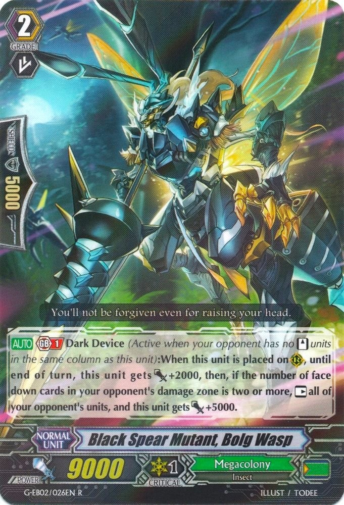 Black Spear Mutant Bolg Wasp (2026) [G-EB02] - Cardfight Vanguard Single