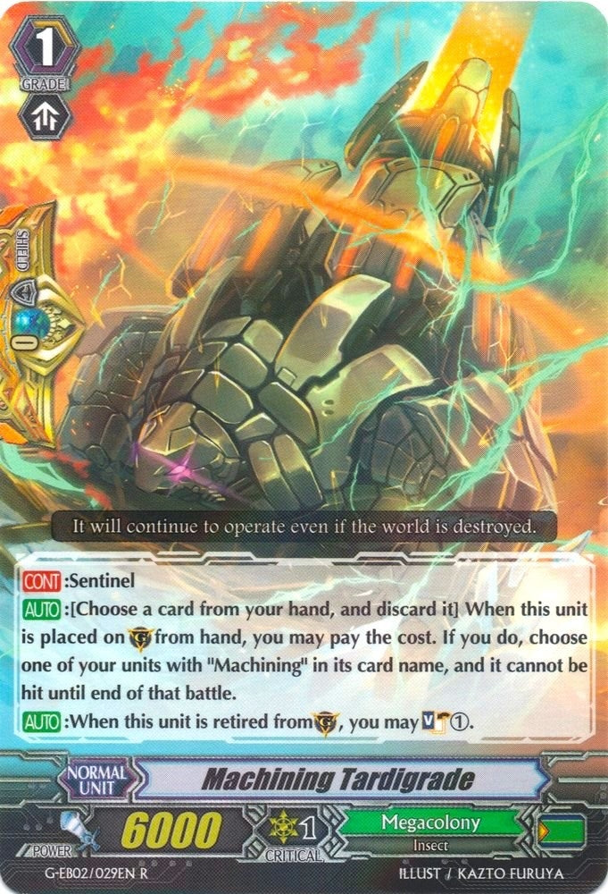 Machining Tardigrade (2029) [G-EB02] - Cardfight Vanguard Single