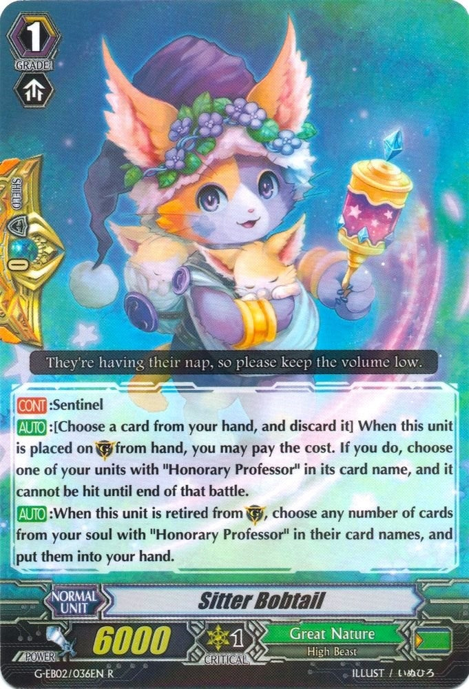 Sitter Bobtail (2036) [G-EB02] - Cardfight Vanguard Single