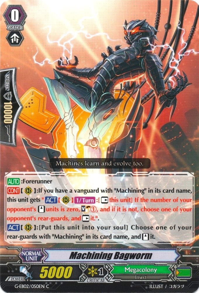 Machining Bagworm (2050) [G-EB02] - Cardfight Vanguard Single