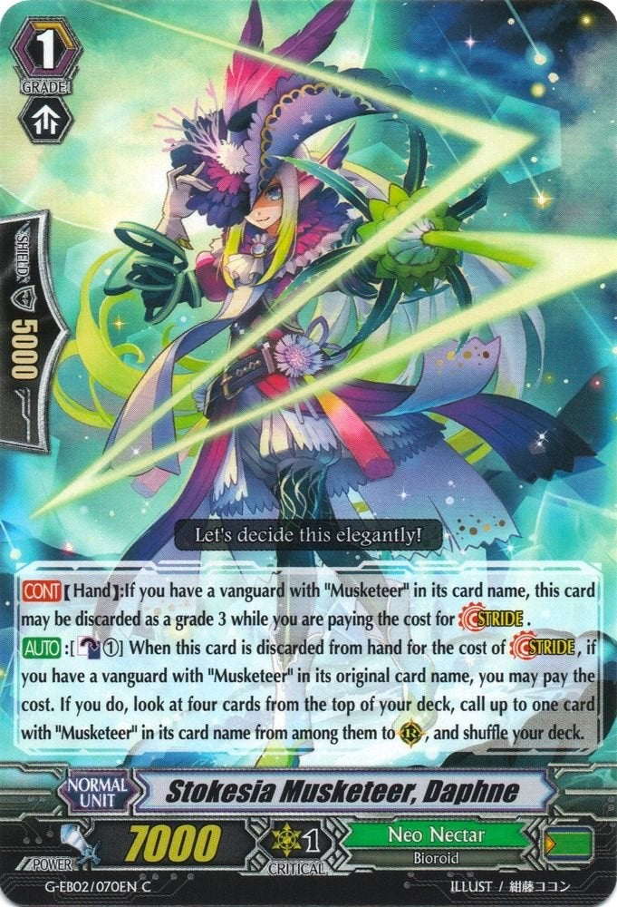 Stokesia Musketeer Daphne (2070) [G-EB02] - Cardfight Vanguard Single