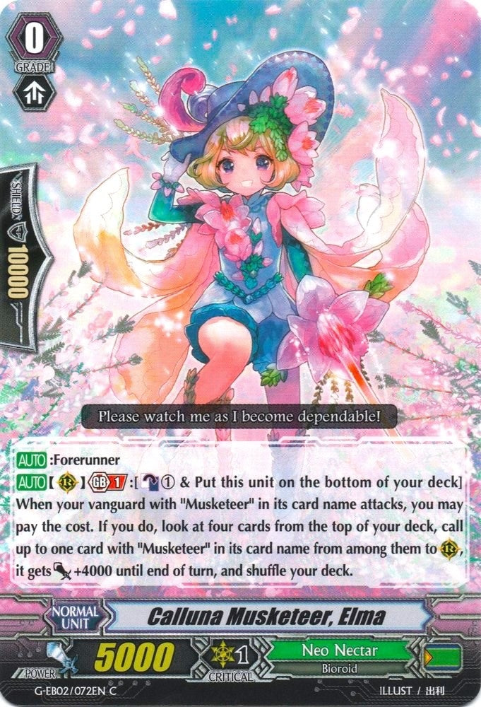 Calluna Musketeer Elma (2072) [G-EB02] - Cardfight Vanguard Single