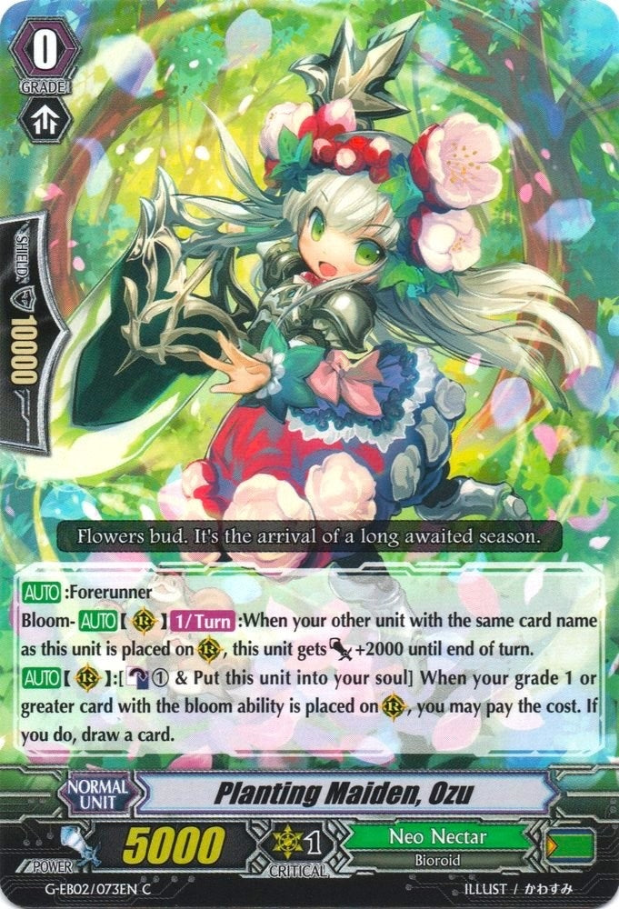 Planting Maiden Ozu (2073) [G-EB02] - Cardfight Vanguard Single
