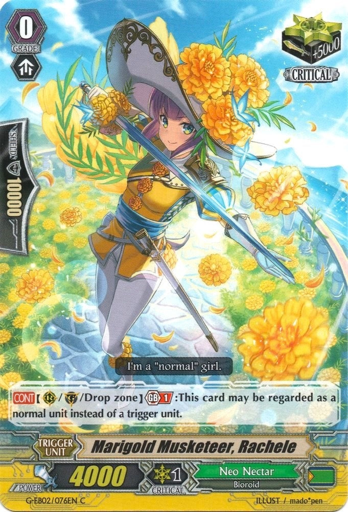 Marigold Musketeer Rachele (2076) [G-EB02] - Cardfight Vanguard Single