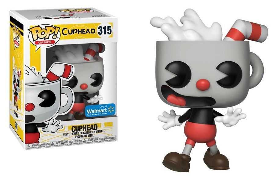 Cuphead: Cuphead (Alternate Pose) (Walmart Exclusive) (315) [POP!] - Funko Sealed