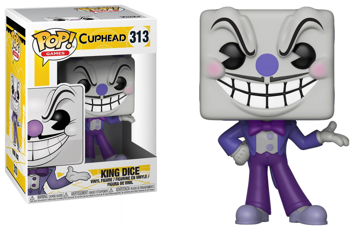 Cuphead: King Dice (313) [POP!] - Funko Sealed