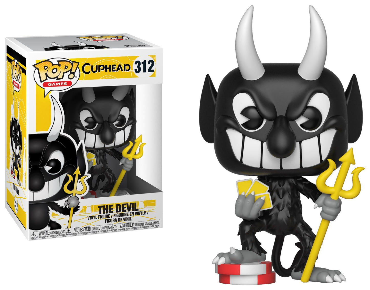 Cuphead: The Devil (312) [POP!] - Funko Sealed