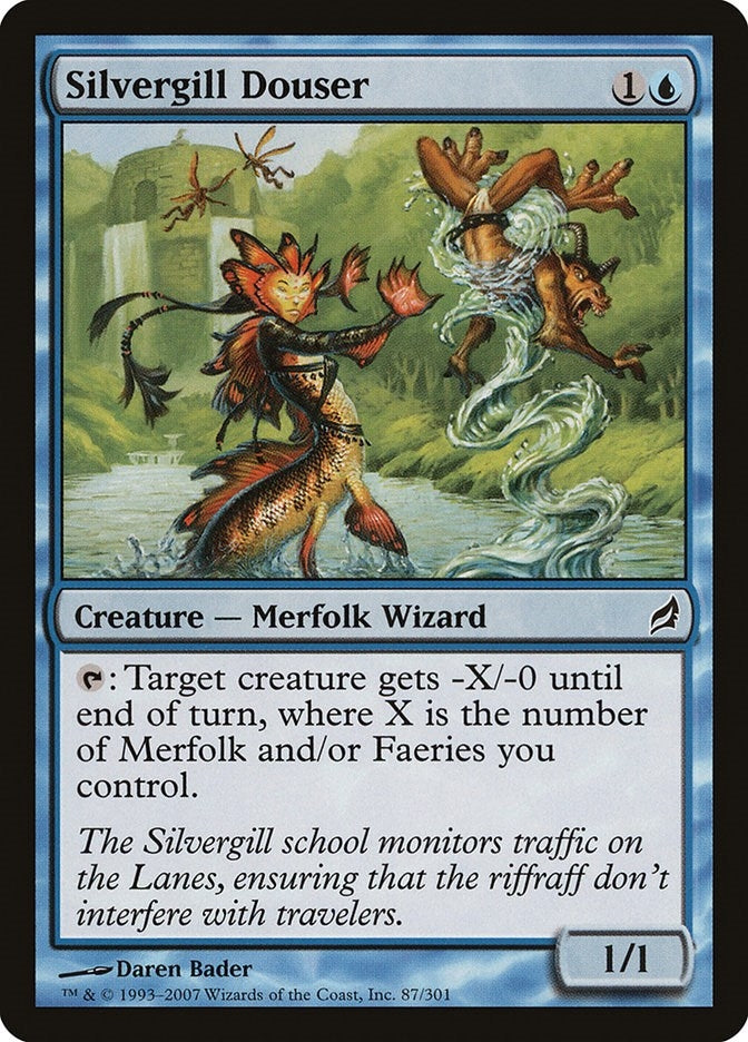 Silvergill Douser (87) [LRW] - MTG Single