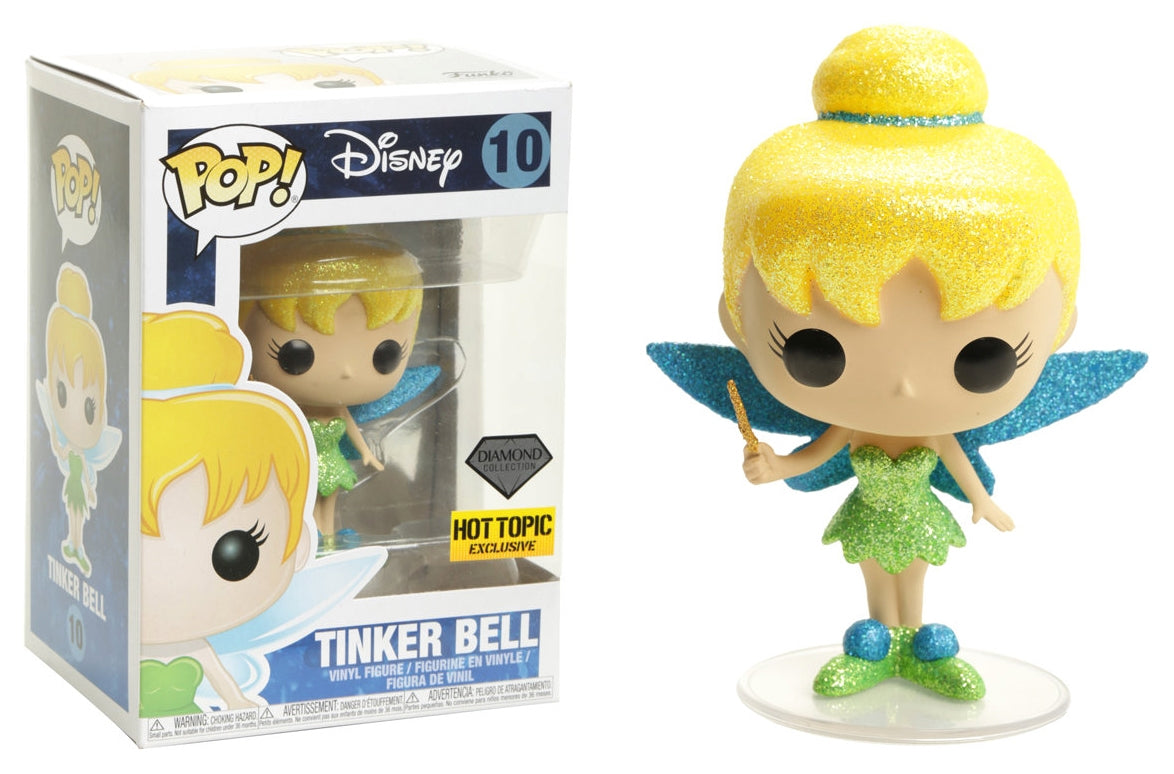 Peter Pan: Tinker Bell (Diamond Collection) (Hot Topic Exclusive) (10) [POP!] - Funko Sealed