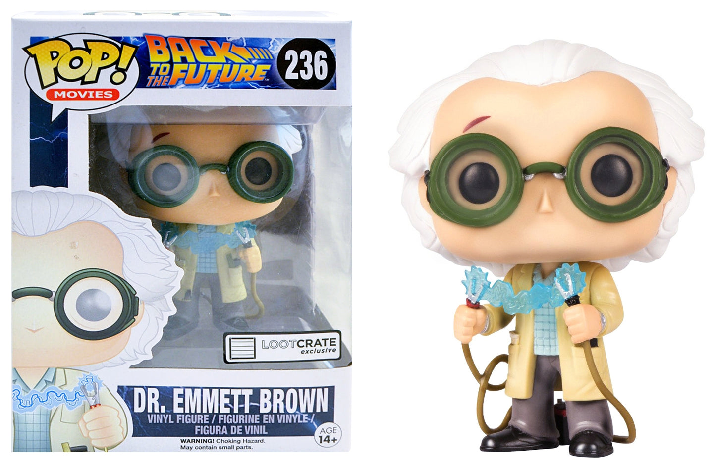 Back to the Future: Dr. Emmett Brown (Loot Crate Exclusive) (236) [POP!] - Funko Sealed