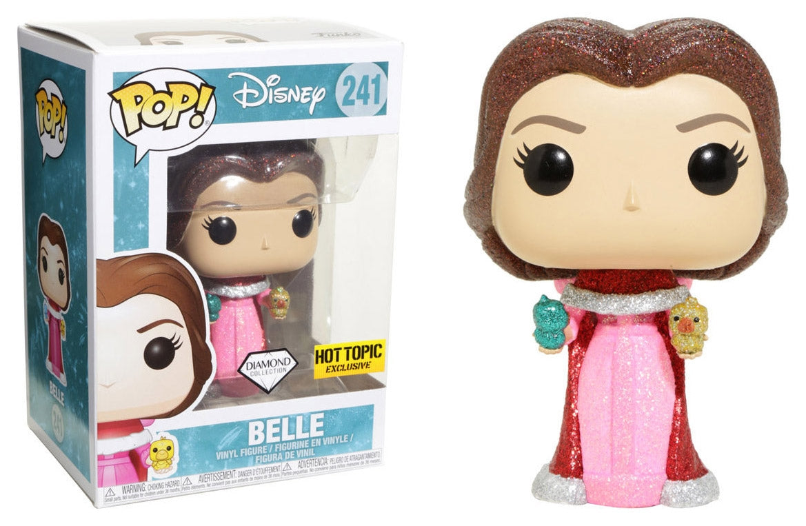 Beauty and the Beast: Belle (with Birds) (Diamond Edition) (Hot Topic Exclusive) (241) [POP!] - Funko Sealed