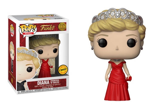 Diana (Princess of Wales) (Red Gown) (Limited Edition Chase) (3) [POP!] - Funko Sealed
