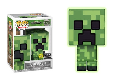 Minecraft: Creeper (Glow in the Dark) (FYE Exclusive) (320) [POP!] - Funko Sealed