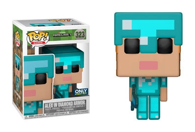 Minecraft: Alex in Diamond Armor (Best Buy Exclusive) (323) [POP!] - Funko Sealed