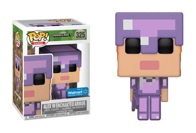 Minecraft: Alex in Enchanted Armor (Walmart Exclusive) (325) [POP!] - Funko Sealed