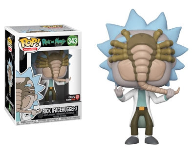 Rick and Morty: Rick (Facehugger) (GameStop Exclusive) (343) [POP!] - Funko Sealed