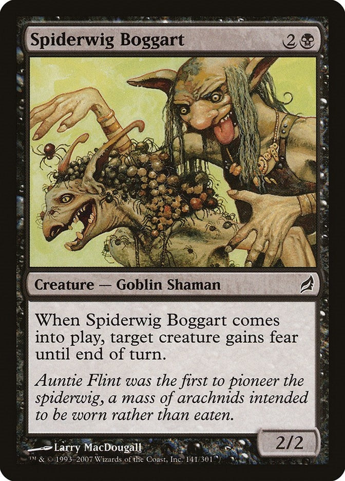 Spiderwig Boggart (141) [LRW] - MTG Single