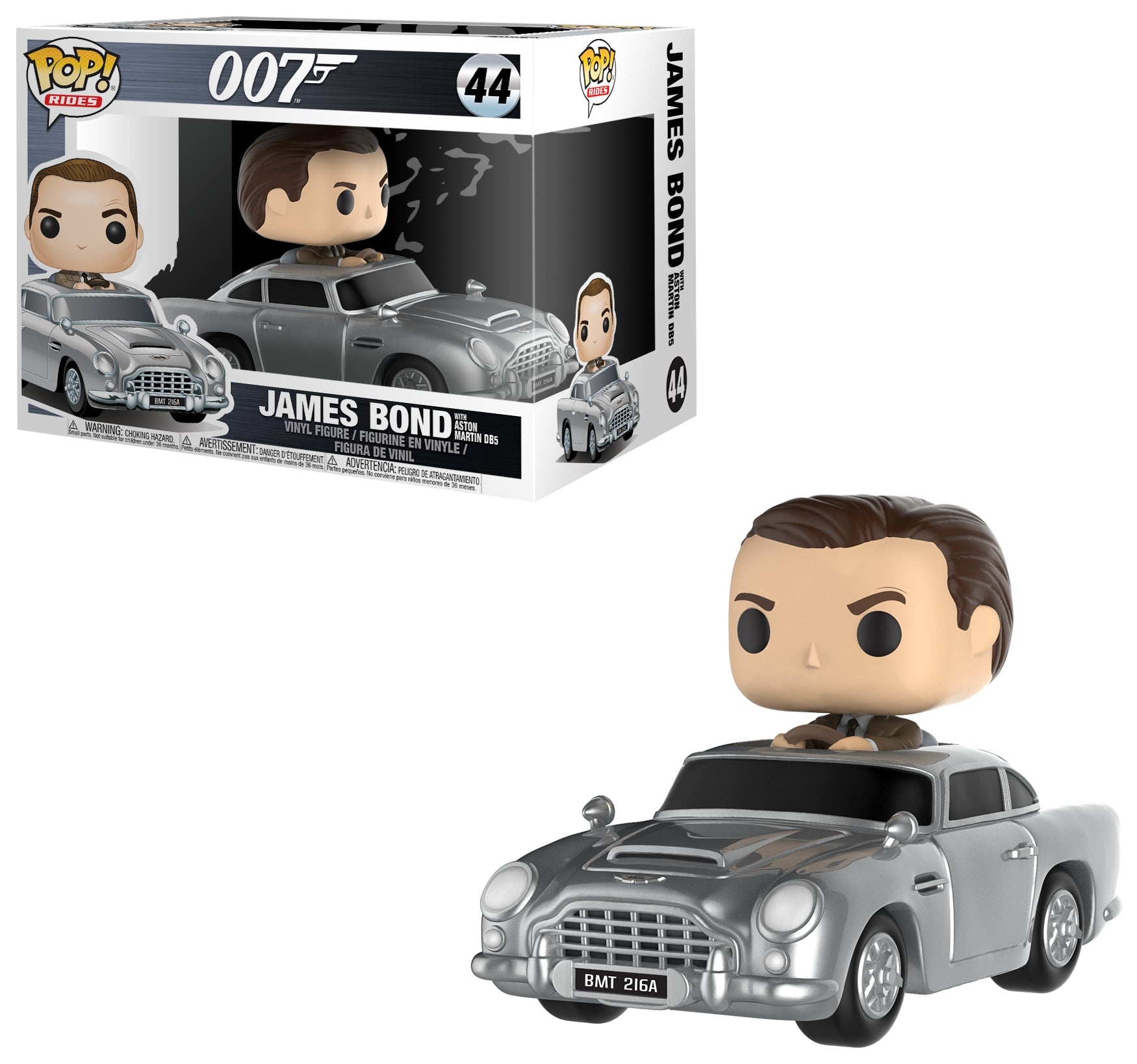 007: James Bond with Aston Martin DB5 (44) [POP!] - Funko Sealed
