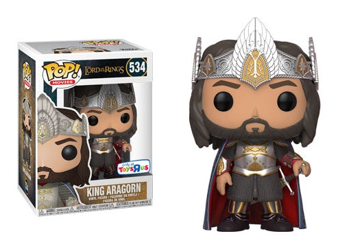 Lord of the Rings: King Aragorn (Toys R Us Exclusive) (534) [POP!] - Funko Sealed