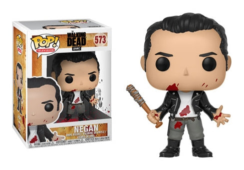 The Walking Dead: Negan (Clean Shaven) (Blood Spattered) (573) [POP!] - Funko Sealed