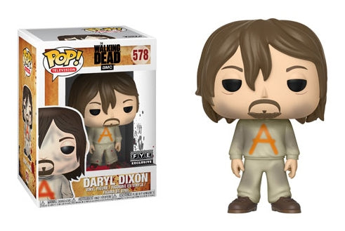 The Walking Dead: Daryl Dixon (Prison Suit) (FYE Exclusive) (578) [POP!] - Funko Sealed