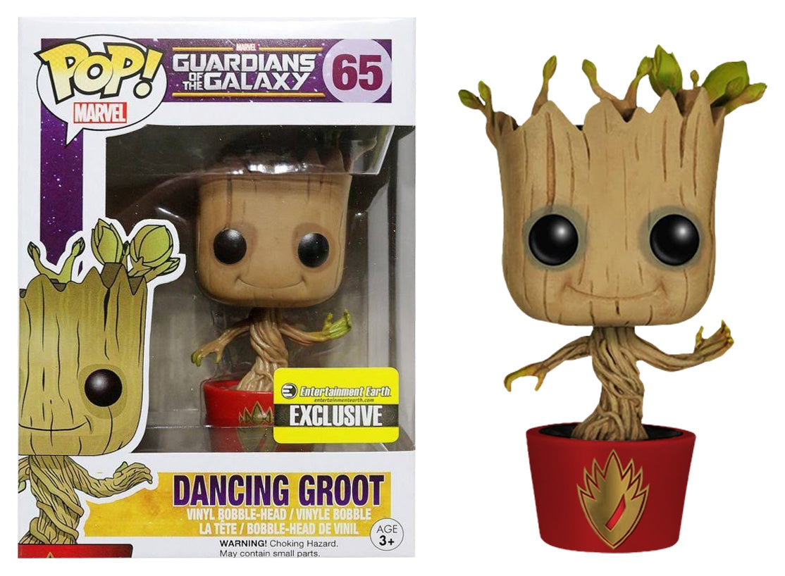 Guardians of the Galaxy: Groot (Ravager Pot) (Bobble-Head) (Entertainment Earth Exclusive) (65) [POP!] - Funko Sealed