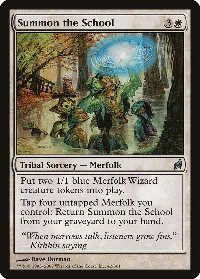 Summon the School (42) [LRW] - MTG Single