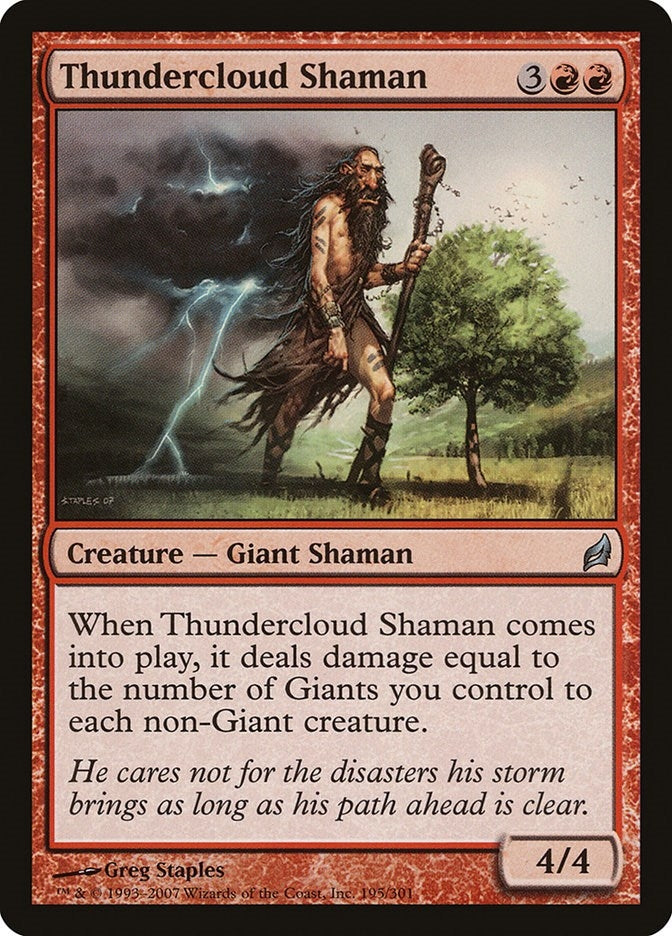 Thundercloud Shaman (195) [LRW] - MTG Single