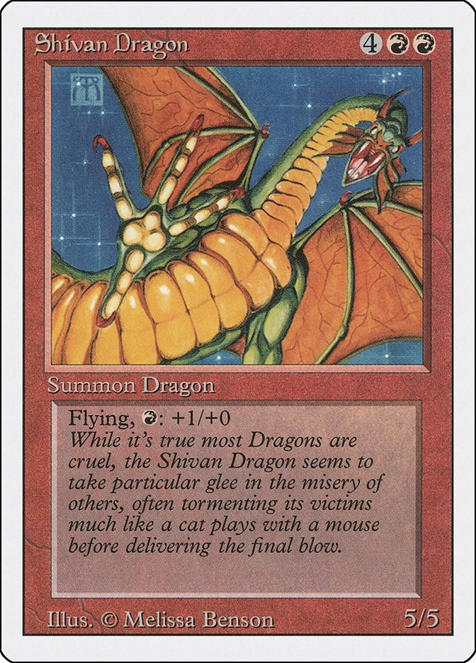 Shivan Dragon [3ED] - MTG Single