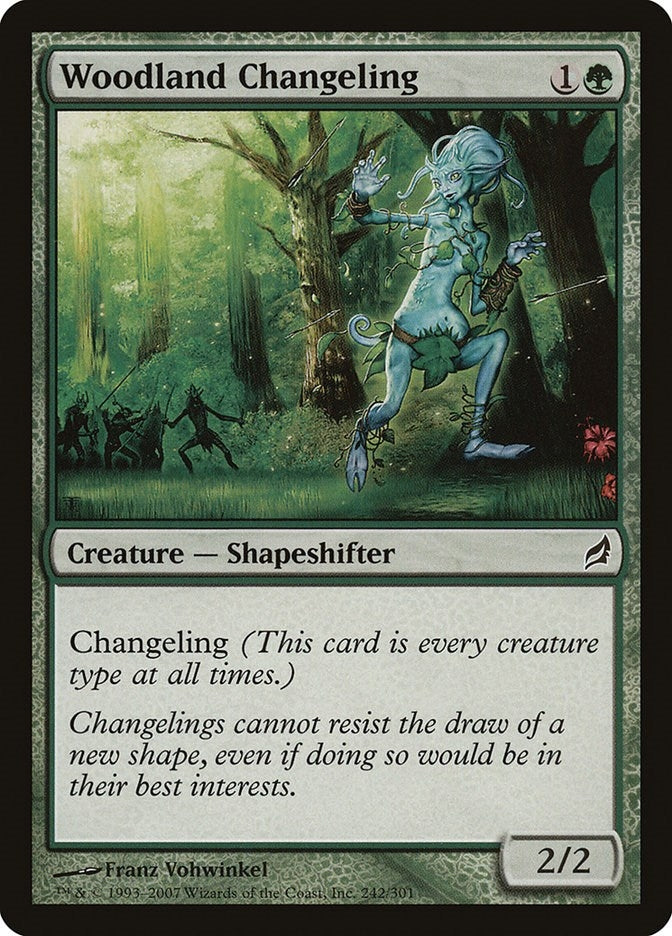 Woodland Changeling (242) [LRW] - MTG Single