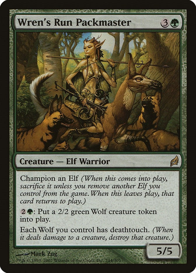 Wren’s Run Packmaster (244) [LRW] - MTG Single