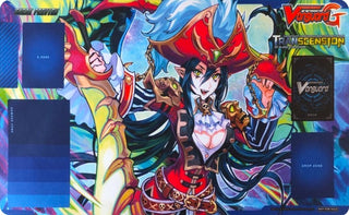 Cardfight!! Vanguard Sneak Preview Playmat - Mist Phantasm Pirate King Nightrose - Playmats Sealed