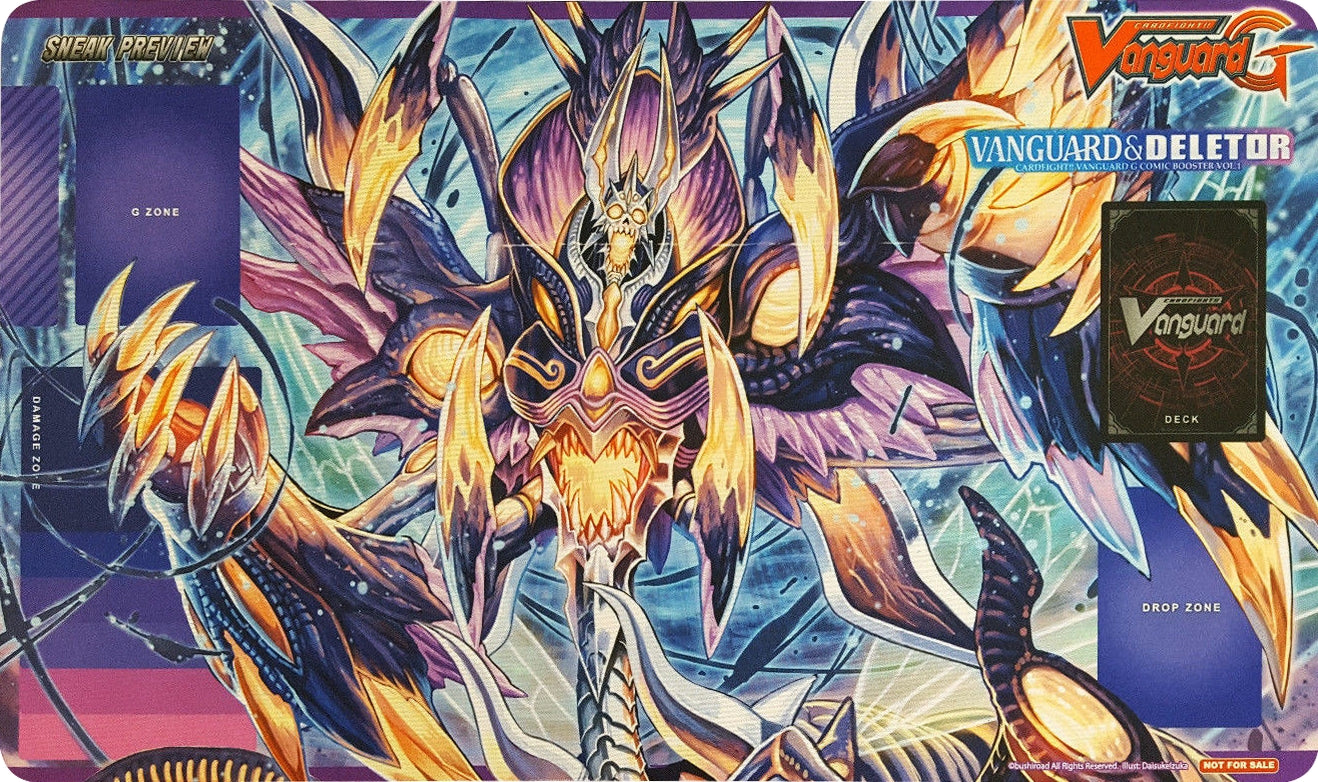 Cardfight!! Vanguard Sneak Preview Playmat - Original Deletor Egorg - Playmats Sealed