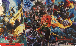 Cardfight!! Vanguard Sneak Preview Playmat: G-CHB02 WE ARE!!! TRINITY DRAGON - Playmats Sealed