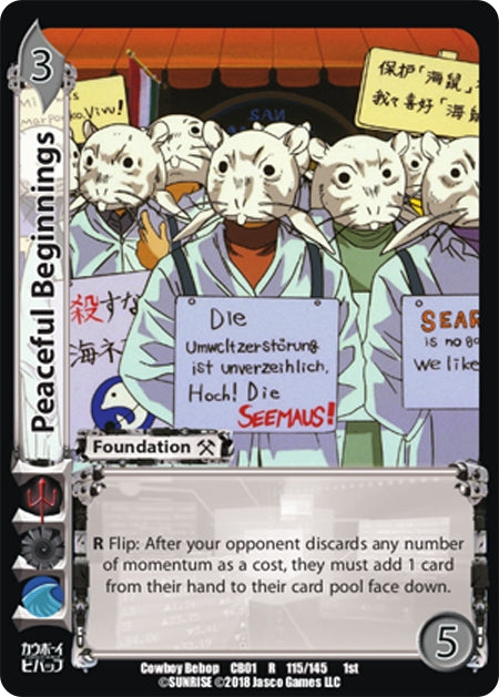 Peaceful Beginnings (115) [CBB] - UniVersus Single