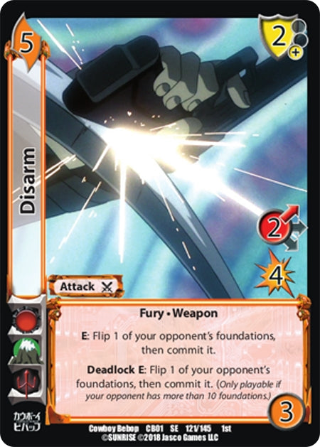 Disarm (121) [CBB] - UniVersus Single