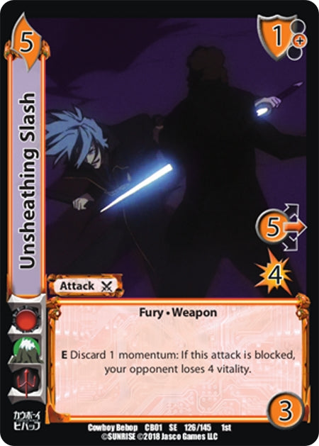 Unsheathing Slash (126) [CBB] - UniVersus Single