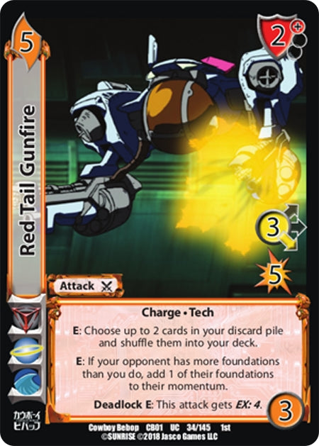 Red Tail Gunfire (34) [CBB] - UniVersus Single