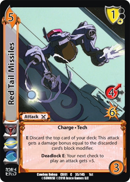 Red Tail Missiles (35) [CBB] - UniVersus Single