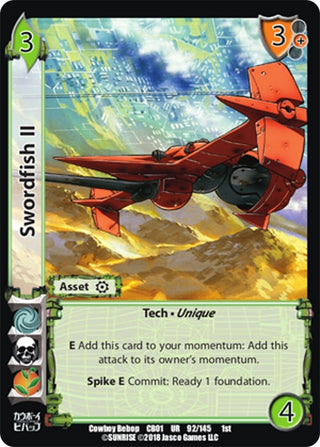 Swordfish II (92) [CBB] - UniVersus Single
