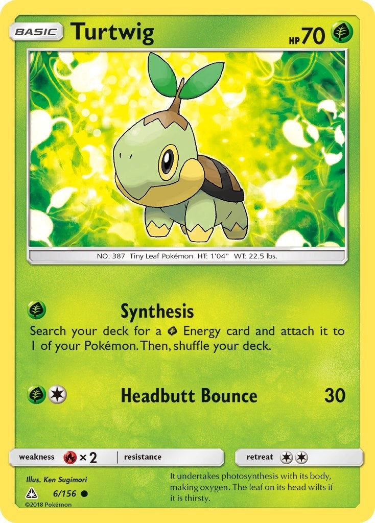 Image for Turtwig (6) (6/156) (SM - Ultra Prism) - Pokemon