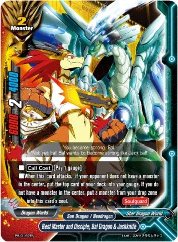Best Master and Disciple Bal Dragon & Jackknife (197) [PR] - Future Card BuddyFight Single