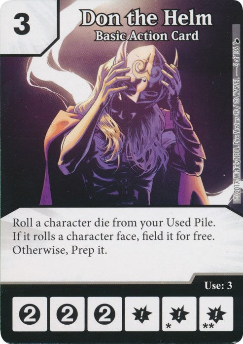 Don the Helm (3) [TMT] - Dice Masters Single