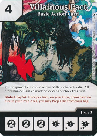 Villainous Pact (12) [TMT] - Dice Masters Single