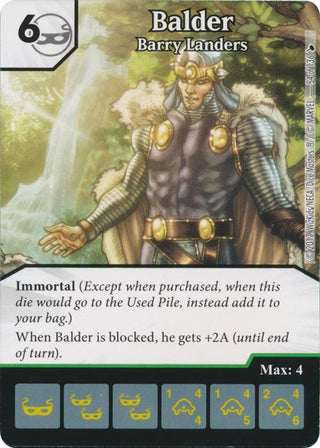 Balder - Barry Landers (54) [TMT] - Dice Masters Single