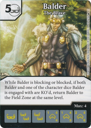 Balder - The Brave (14) [TMT] - Dice Masters Single