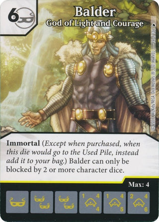 Balder - God of Light and Courage (94) [TMT] - Dice Masters Single